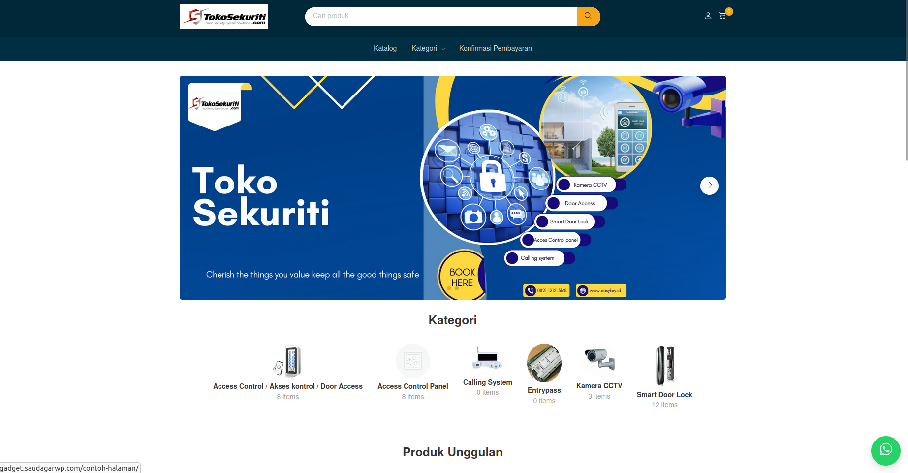 Ecommerce Distributor perangkat keamanan