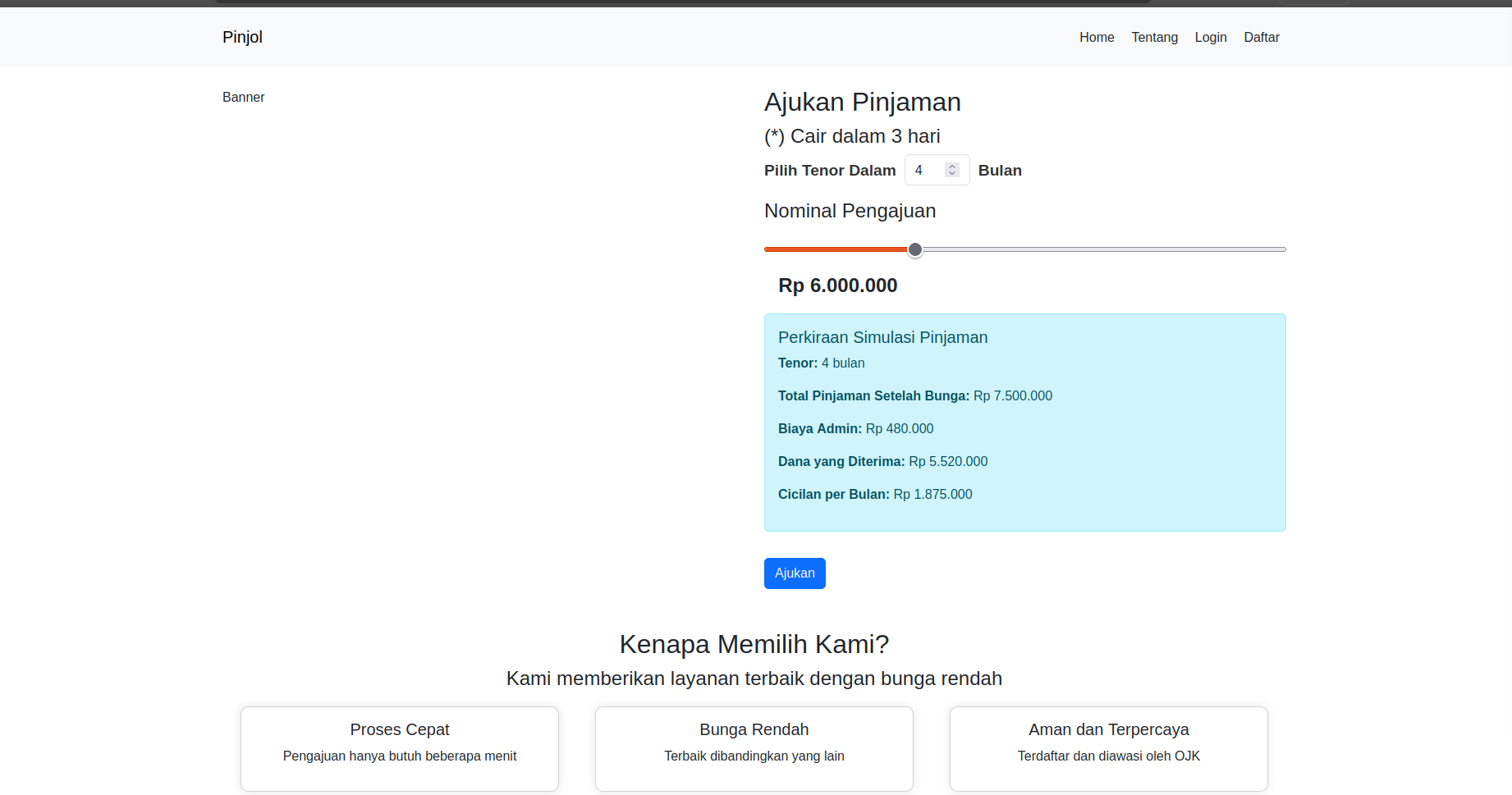 Aplikasi pinjaman online